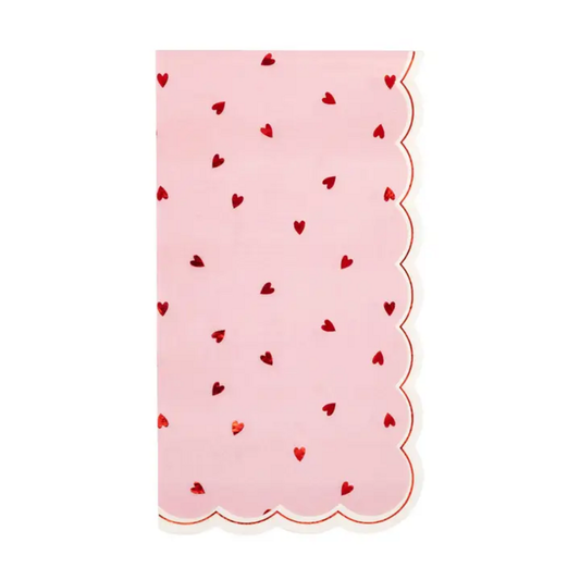SCATTERED HEARTS GUEST NAPKINS