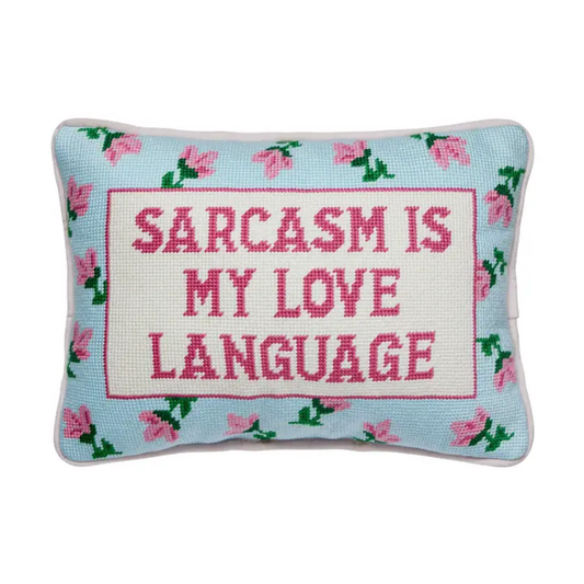 SARCASM IS MY LOVE LANGUAGE PILLOW
