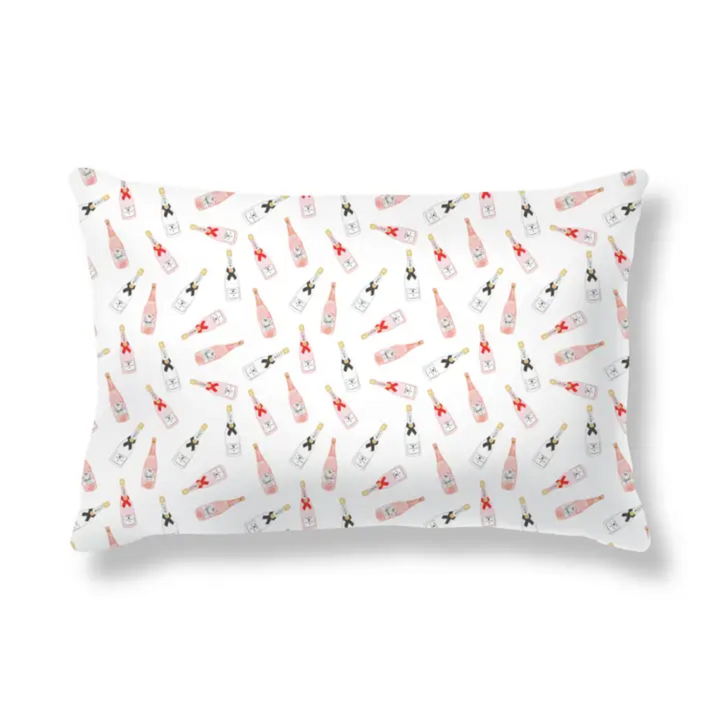 PINK CHAMPAGNE REPEAT QUEEN SIZE PILLOWCASE