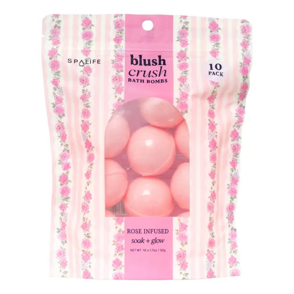 BLUSH CRUSH BATH BOMB - 10 PACK