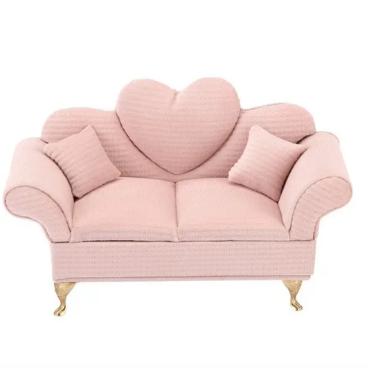 PINK VINTAGE SOFA JEWELRY BOX