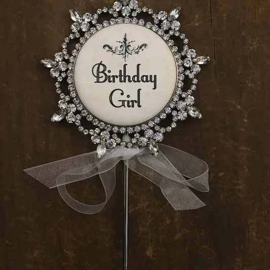 BIRTHDAY GIRL CAKE TOPPER