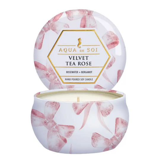 4OZ VELVET TEA ROSE TRAVEL CANDLE