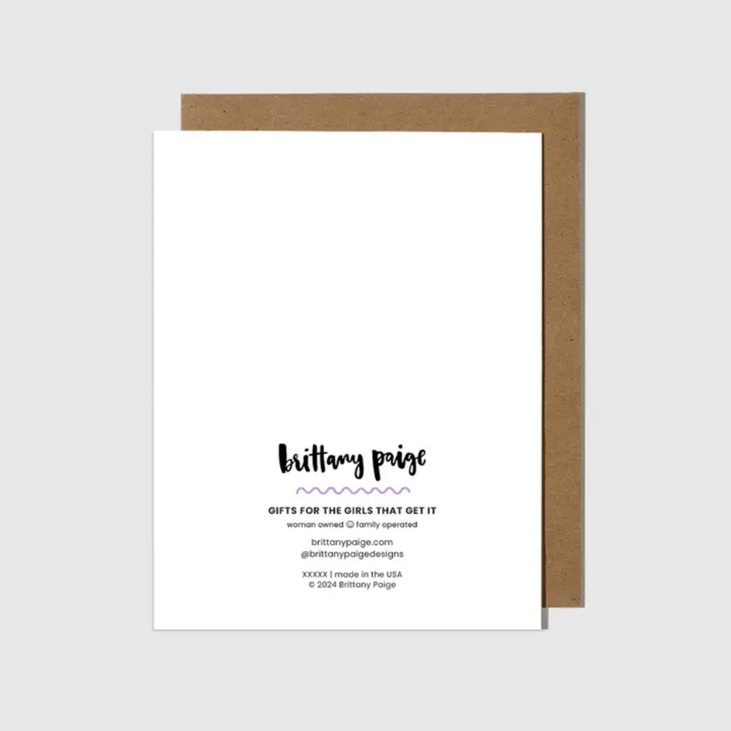 GIRL DINNER DIET COKE BIRTHDAY CARD