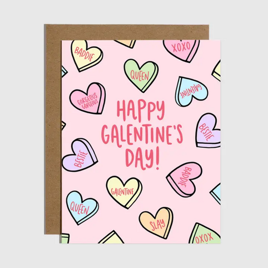GALENTINE'S DAY HEARTS CARD