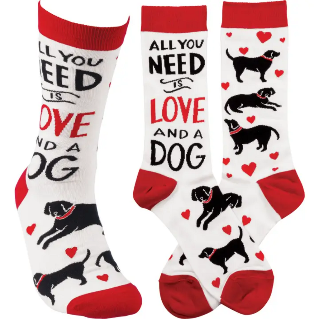 LOVE & DOG SOCKS
