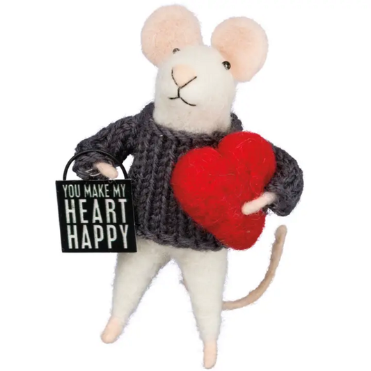 HEART HAPPY MOUSE CRITTER