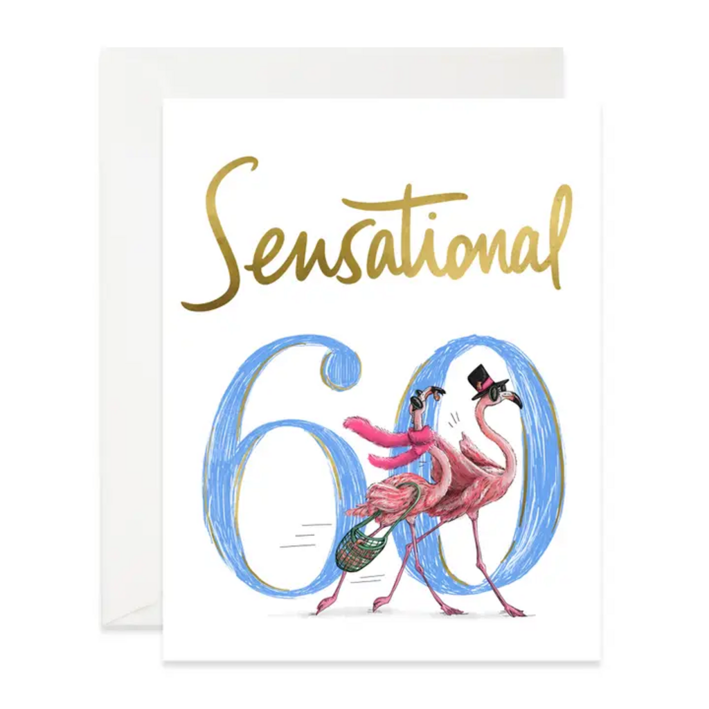 SENSATIONAL 60 BIRTHDAY CARD