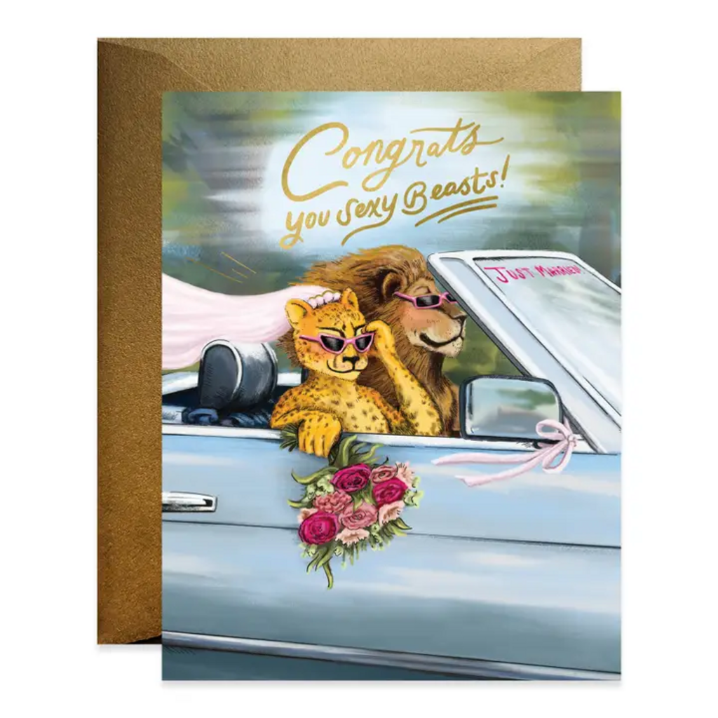 SEXY BEAST WEDDING CARD